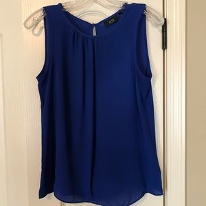 Royal blue blouse fits small and medium